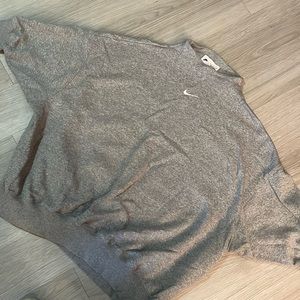 Nike grey funnel neck oversized sweatshirt